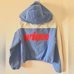 PRINCE Pickleball Lightweight Jacket, Hood, Red Logo, XSmall, NWT